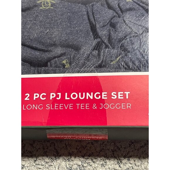 Original Penguin By Munsingwear PJ Lounge Set Mens Large Long Sleeve Tee Jogger - Picture 3 of 9